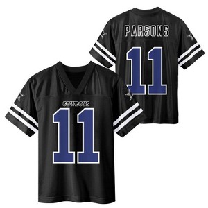 NFL Dallas Cowboy Micah Parsons Boys' Black Short Sleeve Jersey - 1 of 3
