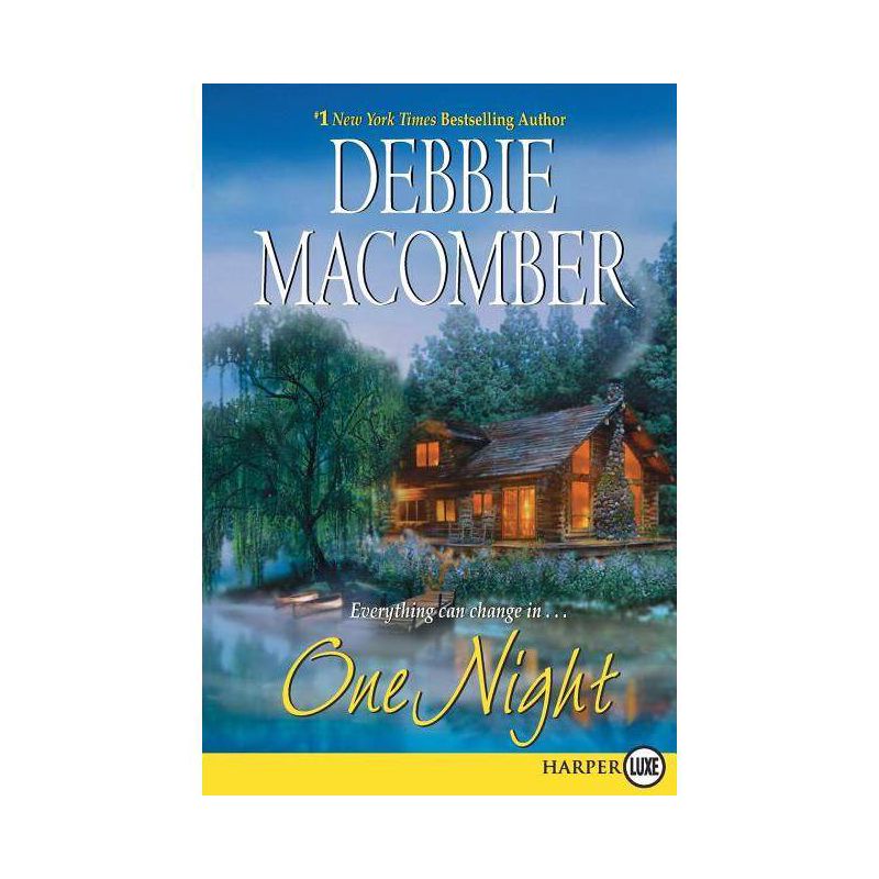 One Night - Large Print by  Debbie Macomber (Paperback), 1 of 2
