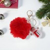 Unique Bargains Christmas Keychain with Double Ring and Lobster Clasp Metal Plush 1 Pc - 4 of 4