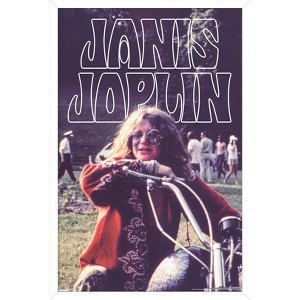 Trends International Janis Joplin - Motorcycle Framed Wall Poster Prints - 1 of 4