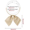 Elerevyo Women's Adjustable Satin Classic Bow Tie - 2 of 4