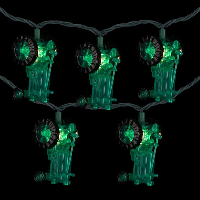 Northlight 10-Count Green Tractor Patio Light Set, 5.75ft Green Wire, 3 of 6