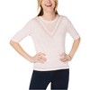 maison Jules Womens Intarsia Pullover Sweater - 4 of 4