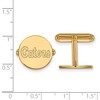 Black Bow Jewelry 14k Yellow Gold Florida Gators NCAA Cuff Links - 2 of 3