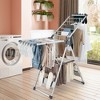 Costway 2-Layer Space-saving Aluminum Drying Rack Collapsible Clothes Drying Rack - image 2 of 4