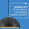Lark Lou 1 - Light Pendant in  Black/Lacquered Brass - 3 of 4
