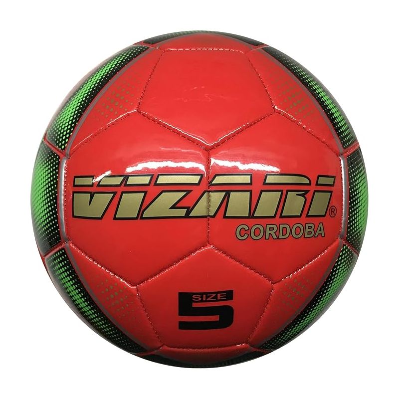 Vizari Sports Cordoba USA Soccer Balls with Size 3, Size 4 & Size 5 for Girls, Boys & Kids of All Ages - Unique Graphics - 5 Colors - Inflate & Play Outdoor Sports Balls., 1 of 4