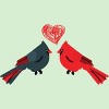 Girl's Design By Humans Birds in Love By sagaciousdesign T-Shirt - 2 of 3
