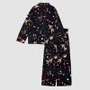 Men's NBC Halloween 2pc Sleep Pajama Set - Black - 3 of 3