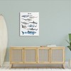 Stupell Industries Shark Chart Watercolor Marine Animals Canvas Art - 3 of 4