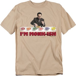 Monk Im Monk Ish Adult T-Shirt - 1 of 4