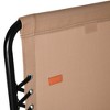 Resenkos Patio Folding Chair, Outdoor Bungee Sling Chair w/ Armrests, Portable Lawn Chair, Alloy Steel, - 4 of 4