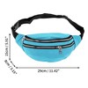 Unique Bargains Stylish Waterproof & Abrasion-Resistant Sports Waist Bag 1 Pc - 3 of 4