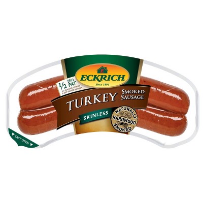 Eckrich Turkey Skinless Smoked Sausage - 13oz