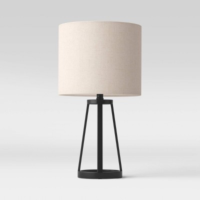 Medium Modern Industrial Assembled Table Lamp (Includes LED Light Bulb) Black - Threshold™