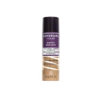 COVERGIRL + Olay Simply Ageless 3-in-1 Liquid Foundation with Hyaluronic Complex + Vitamin C - 1 fl oz