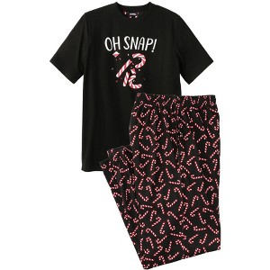 KingSize Men's Big & Tall Lightweight Cotton Novelty PJ Set - 1 of 2