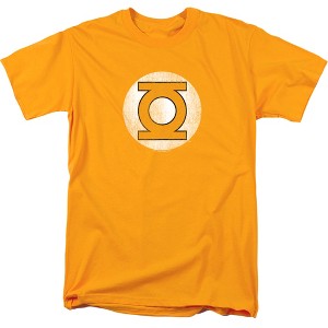 Dc Green Lantern Green Lantern Logo Distressed Adult T-Shirt - 1 of 4
