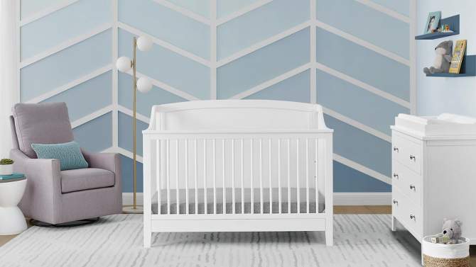 Delta Children Campbell 6-in-1 Convertible Crib, 2 of 16, play video
