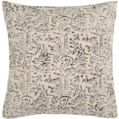 Veli Pillow - Black/White - 20" x 20" - Safavieh