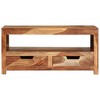 vidaXL Coffee Table 33.1 in.x19.3 in.x15.7 in. Solid Wood Acacia - 2 of 4