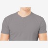 X RAY Men's Basic Henley Neck Short Sleeve T-Shirt - 3 of 3