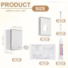 Unique Bargains Stainless Steel Portable Retractable Outdoor Wall-Mounted Clotheslines - 2 of 4