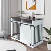 Akoasm Large Spacious Dog Cage-White - 3 of 4