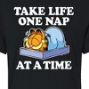 Women's - Garfield - Take Life One Nap Cropped Graphic T-Shirt - 2 of 4