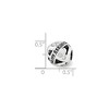 Black Bow Jewelry Sterling Silver and Crystal Happy Anniversary Collage Bead Charm - 2 of 3