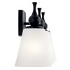 Kichler Lighting Cosabella 3 - Light Vanity in  Black - 3 of 4