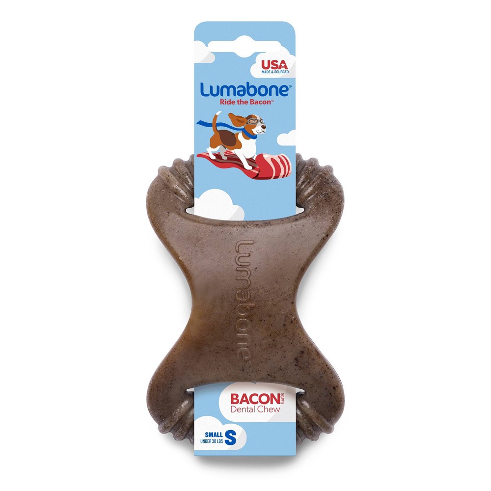 UPC 854111004200 product image for Lumabone Small Bacon Dental Dog Chew Toy | upcitemdb.com