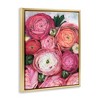 Stupell Industries Romantic Red Peonies Budding Black Framed Floater Canvas Wall Art - 3 of 4