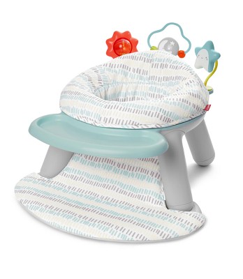Skip Hop Silver Cloud Activity Lining & Floor Seat : 2-in-1 Gray Chair Target Sit-up - Baby Seat