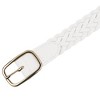 INSPIRE CHIC Women's Braided Square Buckle Fashion Versatile for Coat Jeans Decorative Belts - 2 of 4