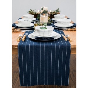 Solino Home Striped Linen Table Runner | Pinstripe - 1 of 4