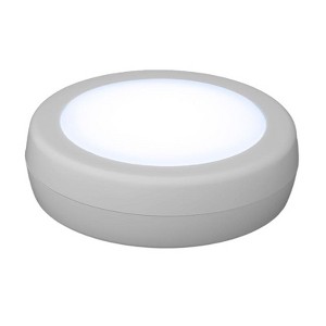 Westek White Battery Powered LED Puck Light with Remote 2 pk - 1 of 1