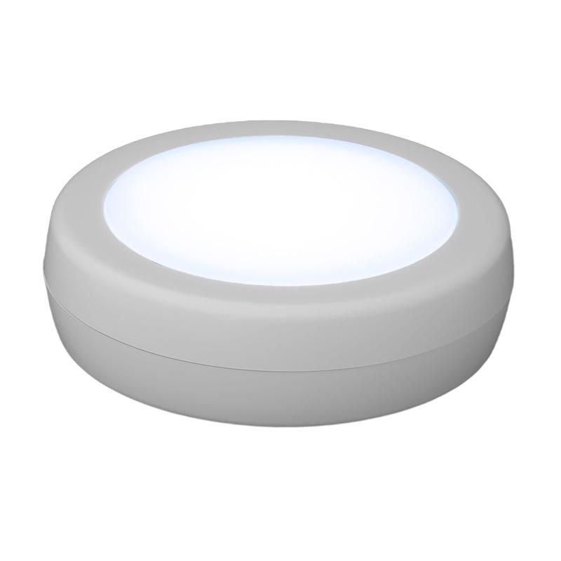 Westek White Battery Powered LED Puck Light with Remote 2 pk, 1 of 2