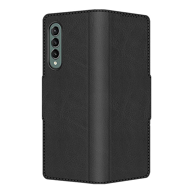SaharaCase Leather Folio Wallet Case for Samsung Galaxy Z Fold3 5G Black (CP00112), 5 of 7