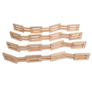 The Freckled Frog Wooden Fences - Set of 4 - 1 of 4