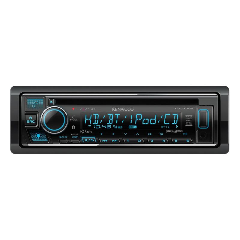 Kenwood eXcelon KDC-X705 Bluetooth HD radio Dual rear USB single DIN CD receiver w/ a Sirius XM SXV300v1 Tuner Kit for Satellite Radio, 2 of 6