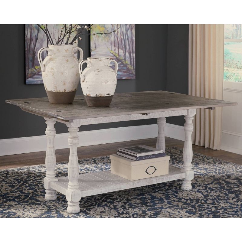 Havalance Flip Flop Sofa Table Gray/White - Signature Design by Ashley, 4 of 10