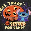 Girls' - Lilo and Stitch - Will Trade Sister for Candy Fitted Short Sleeve Graphic T-Shirt - 2 of 4