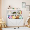 Kid's Toy Storage Organizer, Toy Storage Cabinet with Toy Shelf,Toddler Bookshelf,Kids Bookshelf and Toy Storage,Playroom,Nursery,Classroom,Daycare - 3 of 4