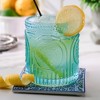 10 oz. Retro Arch Floral Ribbed Glassware - 3 of 4