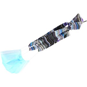 Pavilion Gift Company - Purple Haze - Mask Ties Set of 2 - 48" x 2.5" - Sweaters and Shawls - 1 of 4