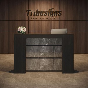 Tribesigns 63 Inches LED Lights Reception Desk - 1 of 4