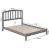 AFI Furnishings Richmond Low Profile Platform Bed F AG - 2 of 4