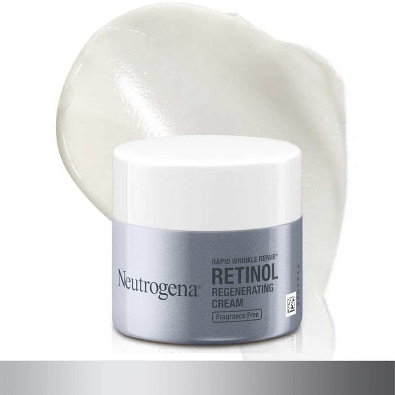 Neutrogena Rapid Wrinkle Repair Retinol Face Moisturizer Cream with Hyaluronic Acid - Fragrance Free - 1.7 oz, 3 of 11