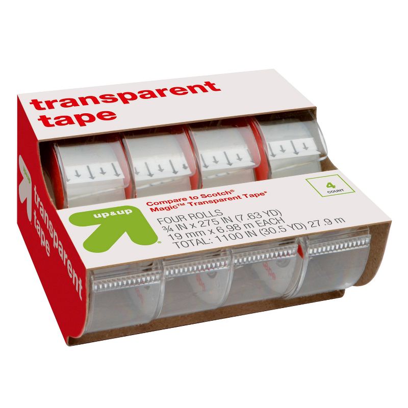 4ct Transparent Tape - up &#38; up&#8482;, 4 of 5